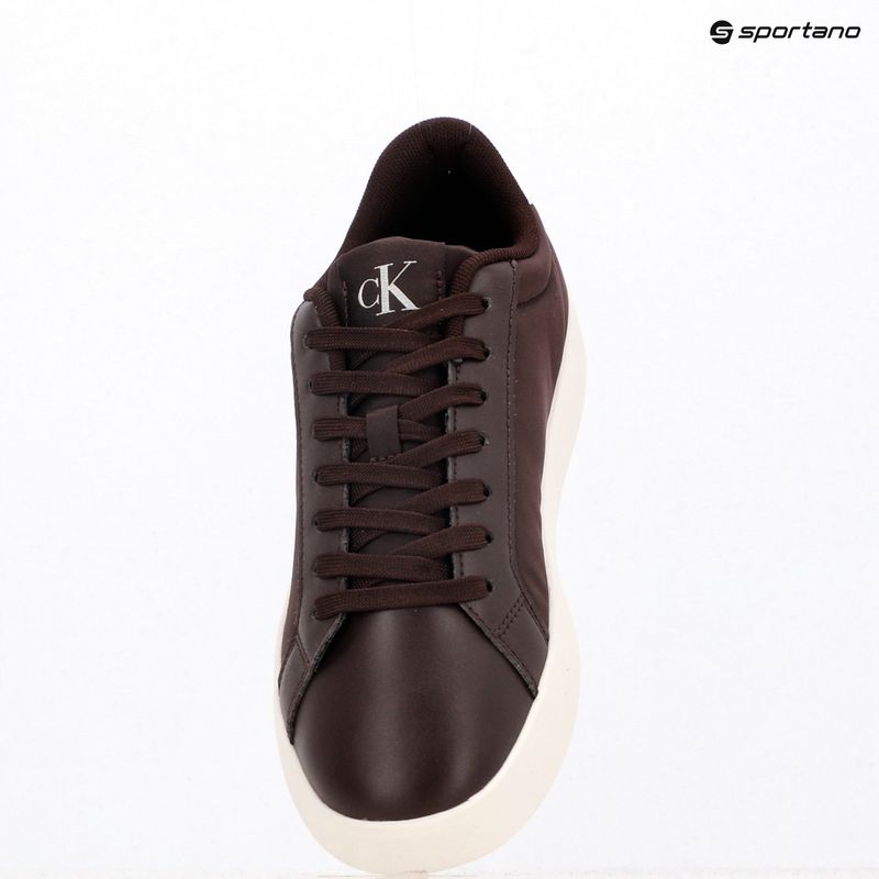 Női cipő Calvin Klein YW0YW01781 3 Cupsole Laceup PU MG burgundy/bright white 9