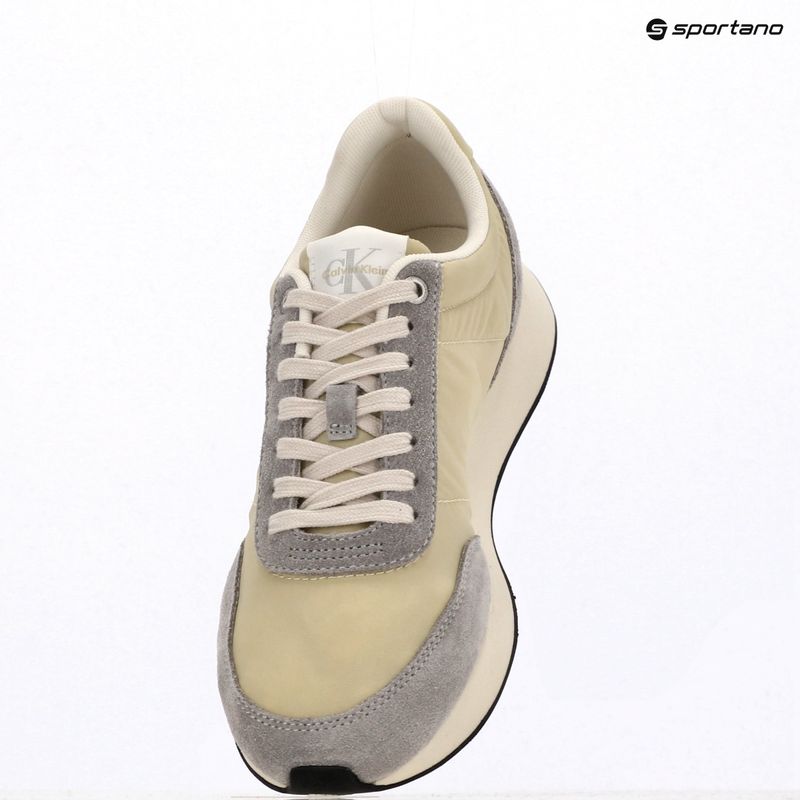 Női cipők Calvin Klein YW0YW01990 Retro Runner Lace Up Nylon MG green haze/grey/green/cashew 9
