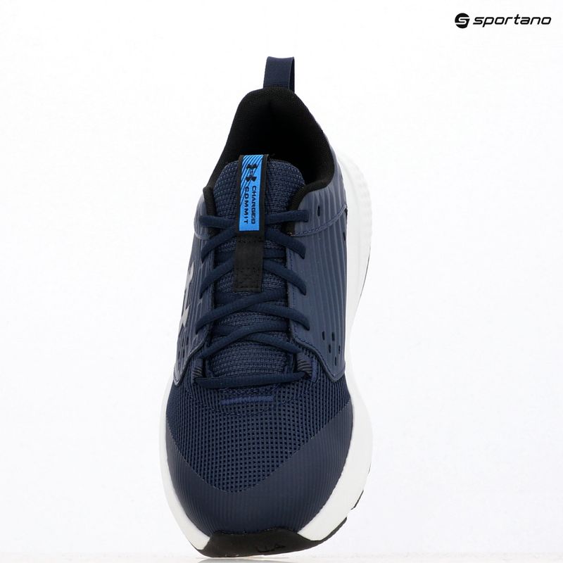 Férfi edzőcipő Under Armour Commit 4 mosott tengerészkék/távoli szürke/fekete 9