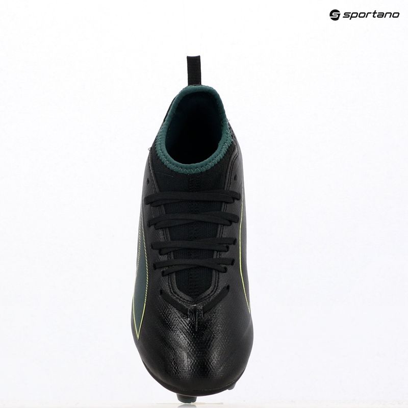 PUMA Ultra 6 Match FG/AG Jr gyermek futballcipő puma fekete/fizzy light/zöld terep 11