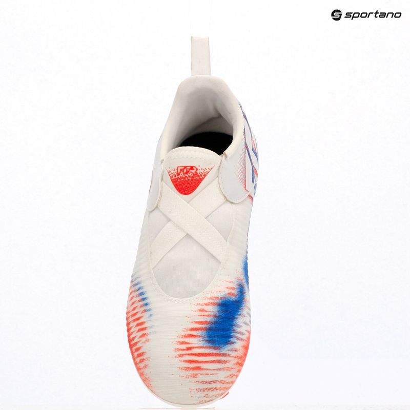 PUMA Future 8 Match LL FG/AG Jr gyermek futballcipő puma fehér/puma fekete/izzó piros 10