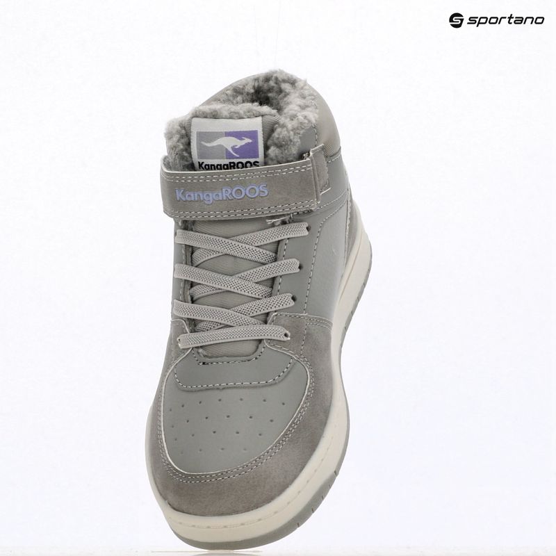 KangaROOS K-CP Bound Mid EV ultimate grey/lavendin gyermek cipő 9
