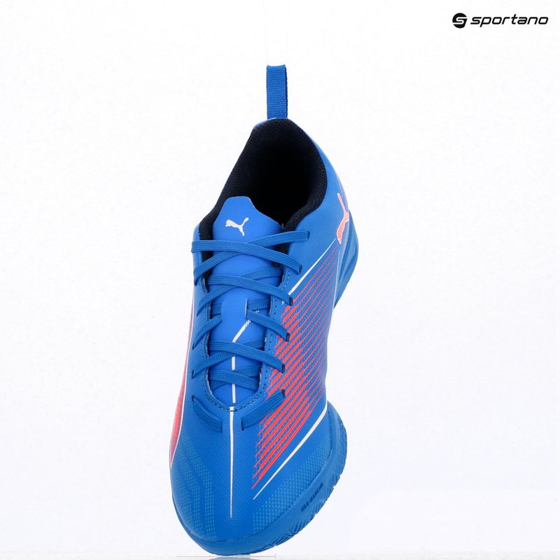 PUMA Ultra 6 Play It Jr gyermek focicipő ultra kék/puma fehér/izzó piros 9