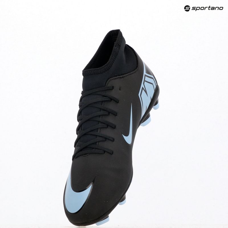 Férfi futballcipő Nike Mercurial Superfly 10 Club FG/MG fekete/jégkék 12