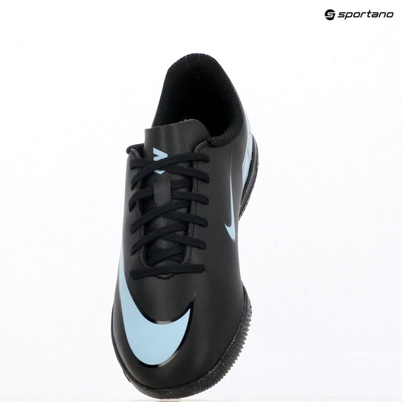 Gyermek focicipő Nike Mercurial Vapor 16 Club IC fekete/jeges kék 18