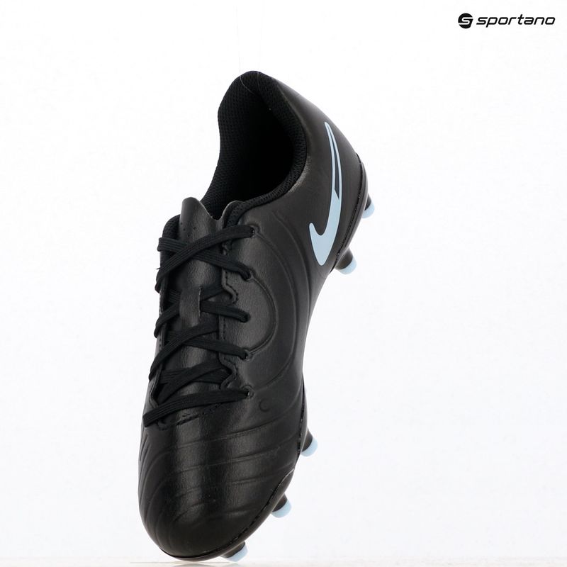 Nike Tiempo Legend 10 Club FG/MG fekete/fekete gyermek focicipő 18