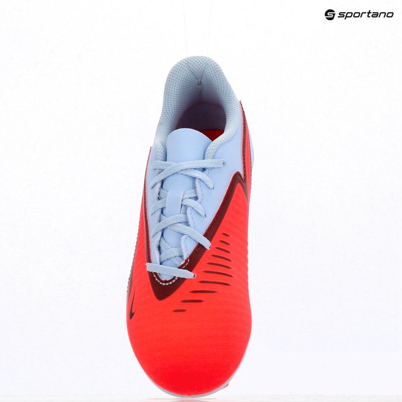 Nike Phantom 6 Low Club MG királyi bordó/piros bíbor/fekete gyermek futballcipő 17