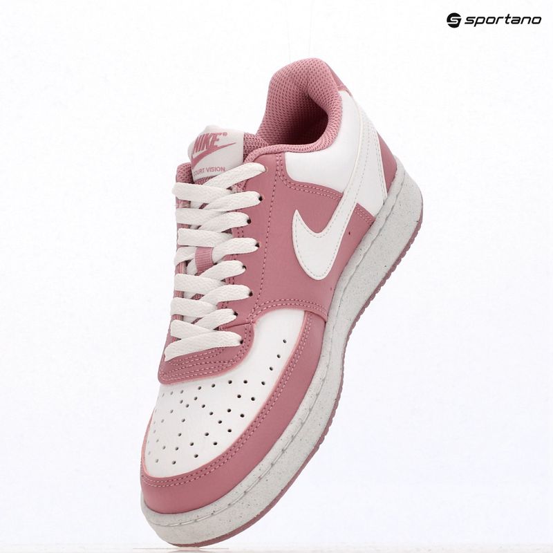 Nike Court Vision Low Next Nature női cipő elemi rózsaszín/fehér 13