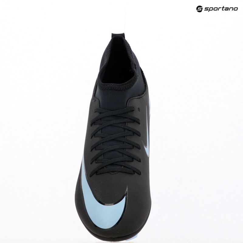 Gyermek futballcipő Nike Mercurial Superfly 10 Club FG/MG fekete/jeges kék 18