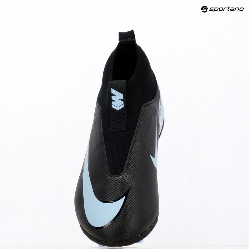 Gyermek futballcipő Nike Mercurial Superfly 10 Academy AG fekete/jeges kék 12