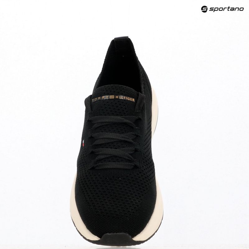 Tommy Hilfiger női Knit Runner fekete cipő 9