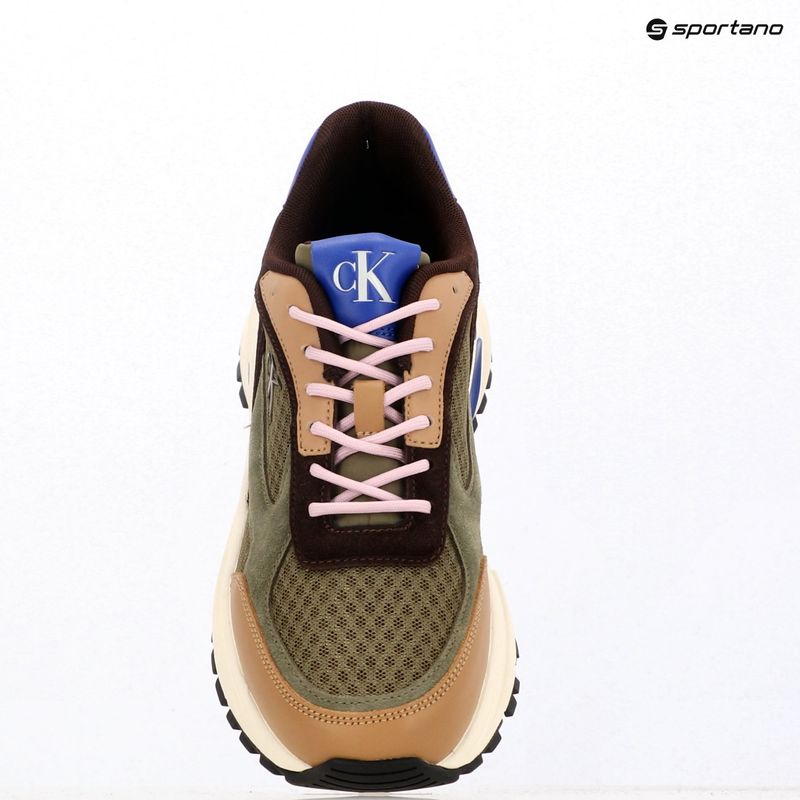 Férfi cipők Calvin Klein YM0YM01379 Hike Runner Mesh MIX cumin/burnt out/khaki/purple blue 9