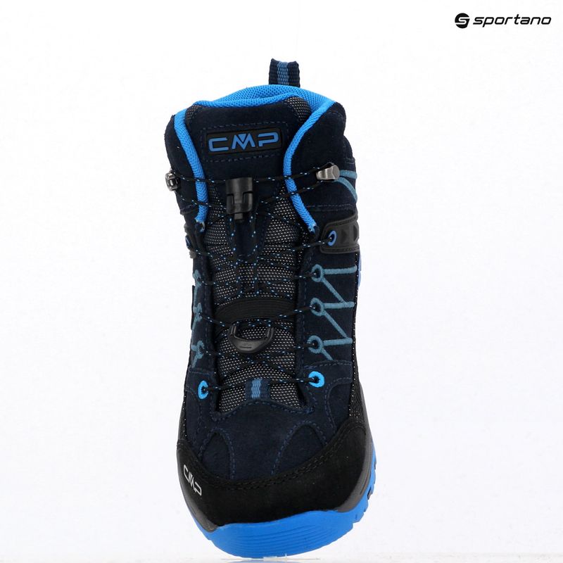 Gyerek túrabakancs CMP Rigel Mid Wp blue/bluestone/royal blue 9