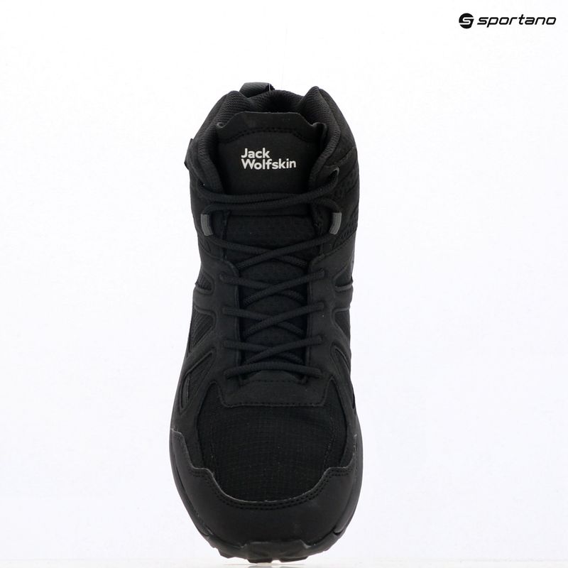 Férfi Jack Wolfskin Woodland 2 Texapore Mid fekete túracipő 18