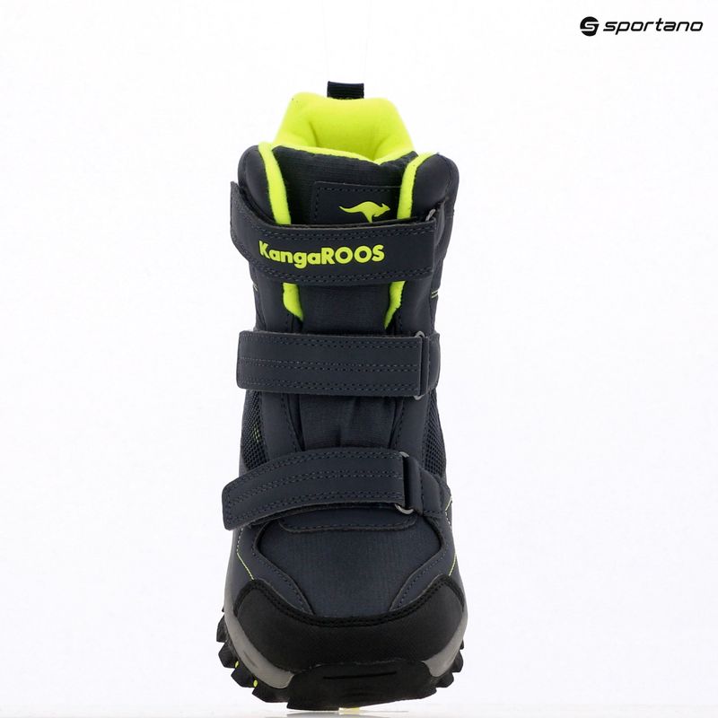 KangaROOS K-Robi KTX gyermek hócsizma sötétnavy/lime 9