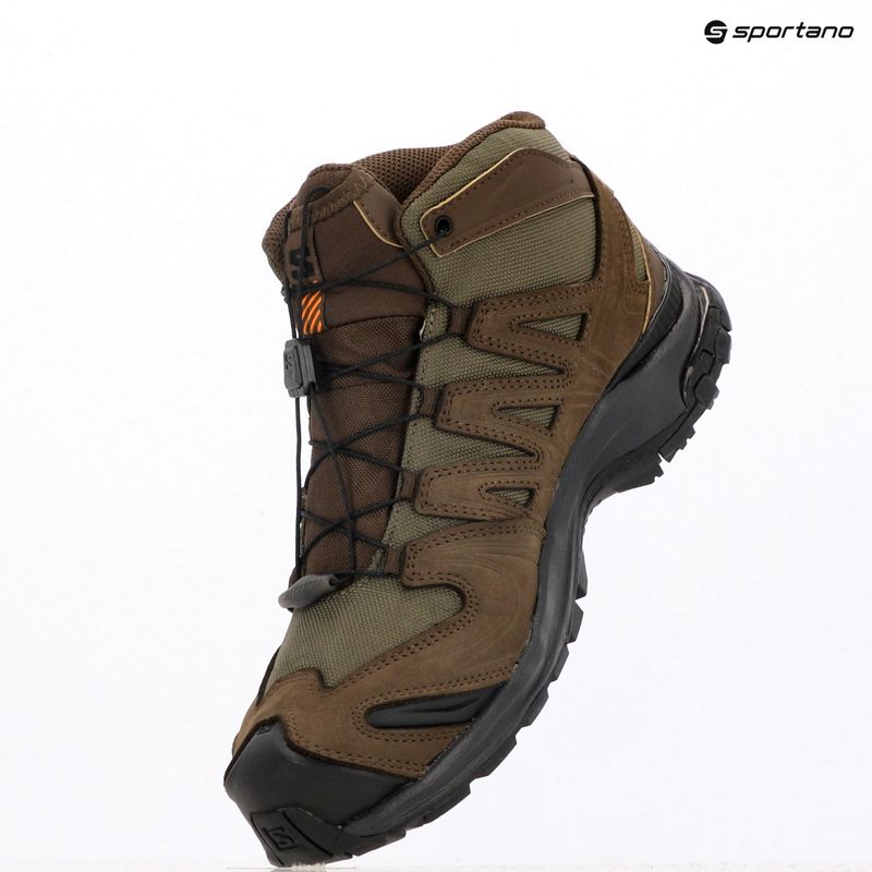 Férfi Salomon XA Tracker GTX túracipő earth brown/olive night/fekete 10