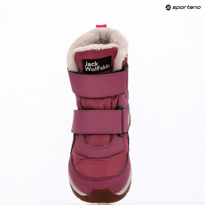 Gyerekcipők Jack Wolfskin Polar Bear-B Texapore Mid Vc szőlő 10