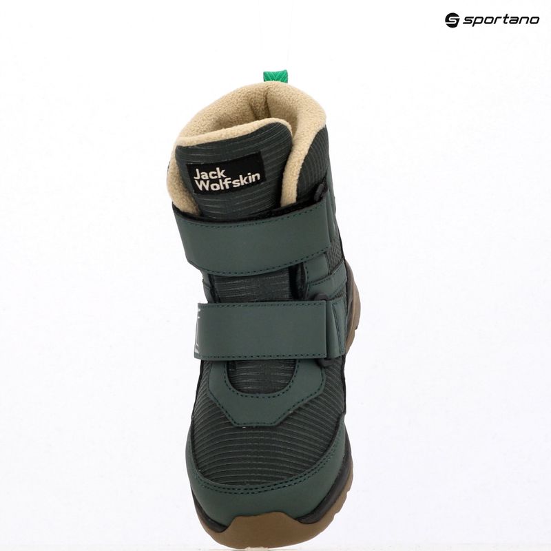 Gyerekcipők Jack Wolfskin Polar Bear-B Texapore Mid Vc mystic green 11
