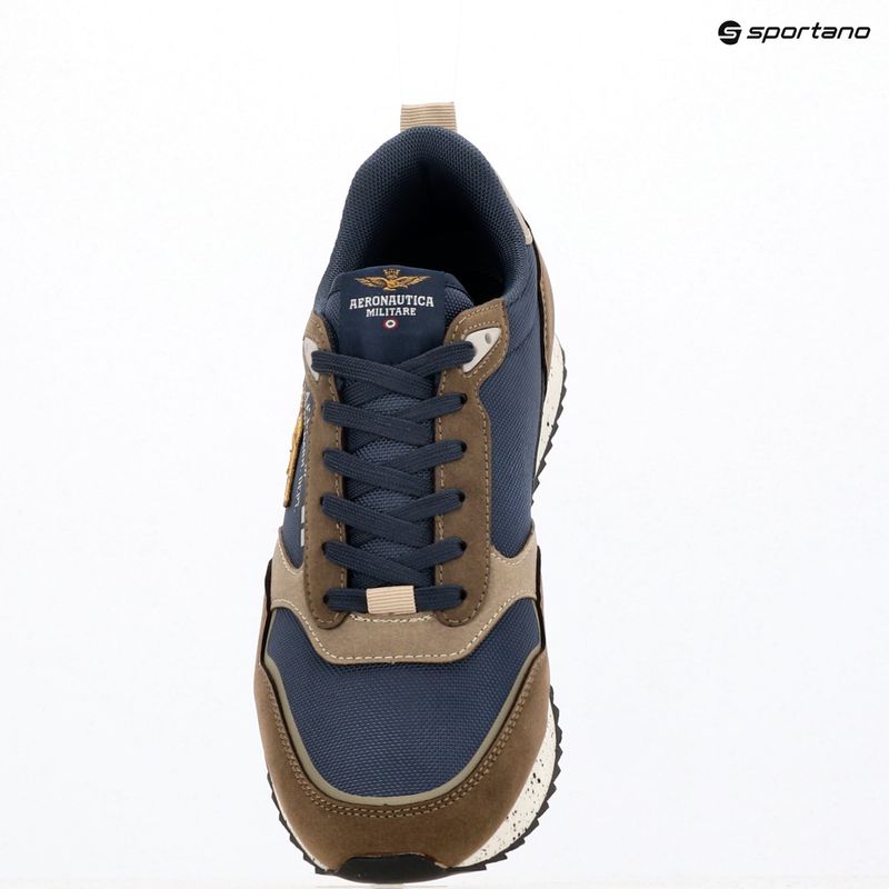 Férfi cipő Aeronautica Militare 252SC0288UCT03545 navy blue/brown 9