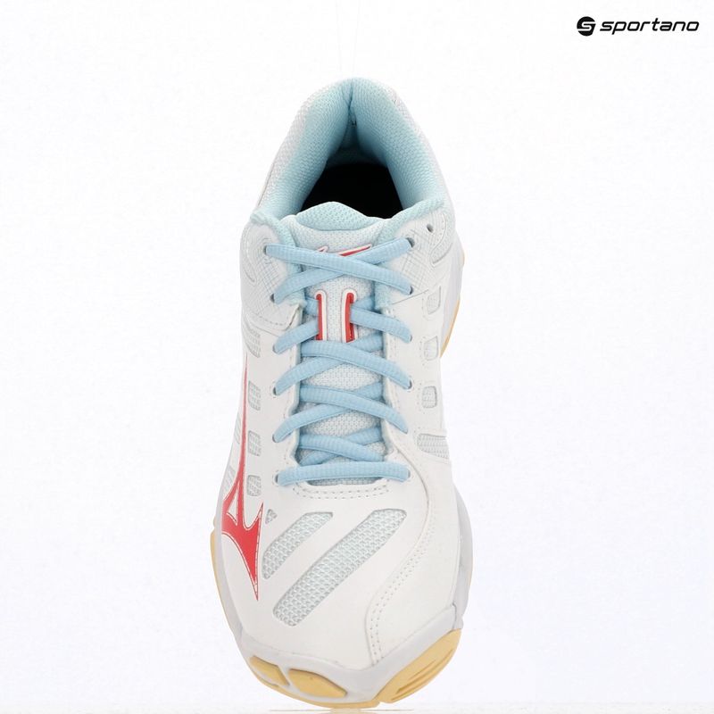 Női röplabda cipő Mizuno Wave Voltage 2 fehér/calypso coral/pale banán 9