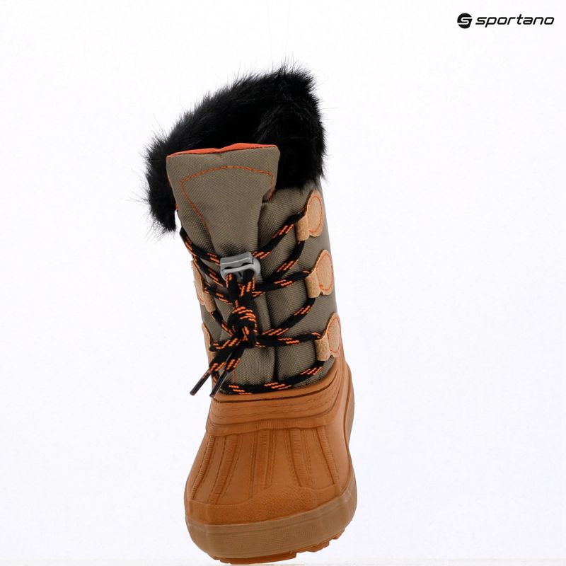 Gyerek téli csizma BOATILUS Nippy 02 szintetikus bőr pumpkin 9