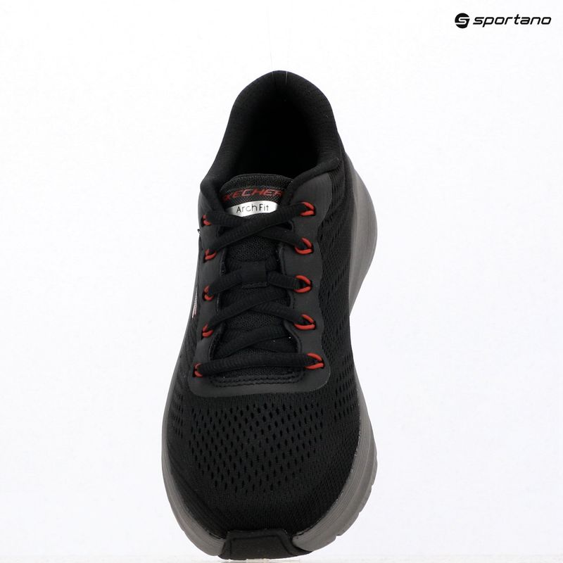 Férfi cipők SKECHERS Arch Fit 2.0 fekete/piros 13