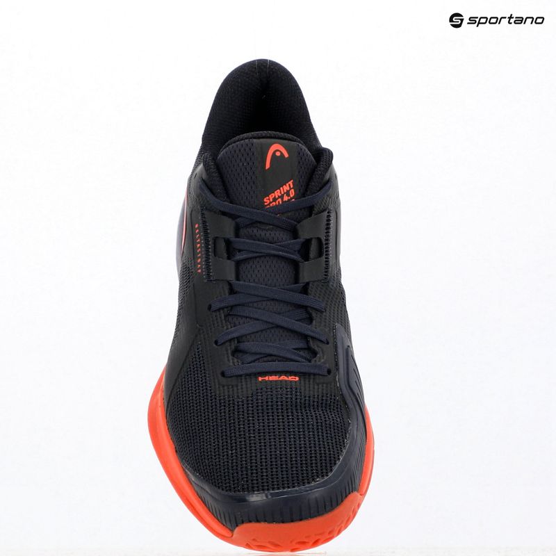 HEAD Sprint Pro 4.0 beltéri squash cipő sötétkék/piros 10