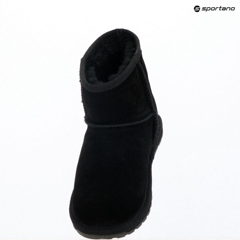 Emu Australia Wallaby Mini gyermek hócsizma fekete 9