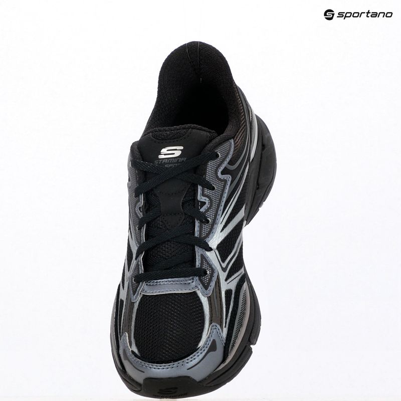 Női SKECHERS Stamina Sport fekete cipő 9