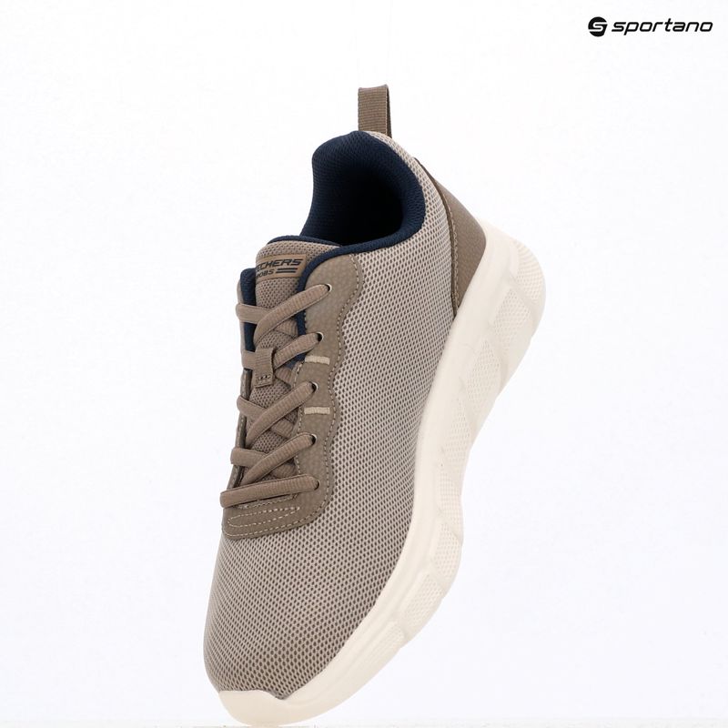 Férfi Skechers Bobs Sport B Flex Icy Edge taupe cipő 7