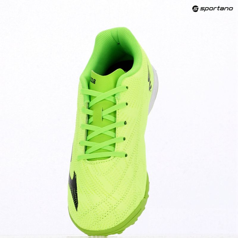 Gyerek focicipő Joma Evolution Jr TF fluor zöld 10