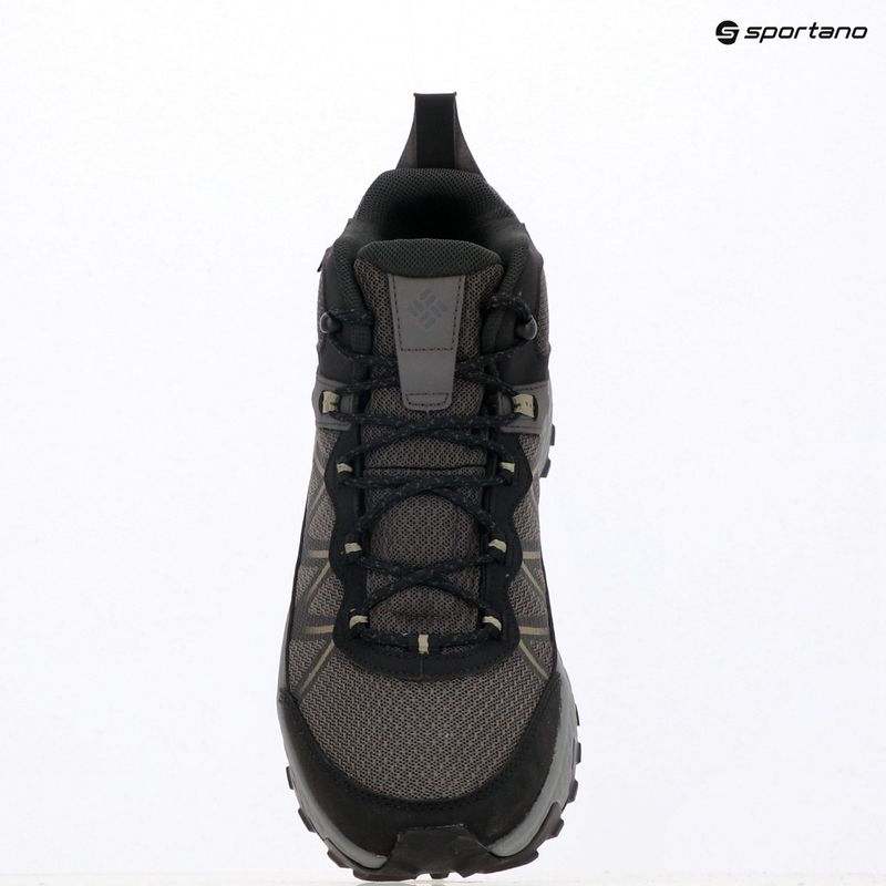 Férfi túracipő Columbia Peakfreak Rush Mid Outdry dark grey/stone green 19
