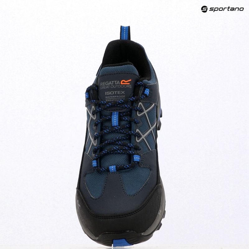 Férfi túracipő REGATTA Samaris III Low navy/snorkel blue 18