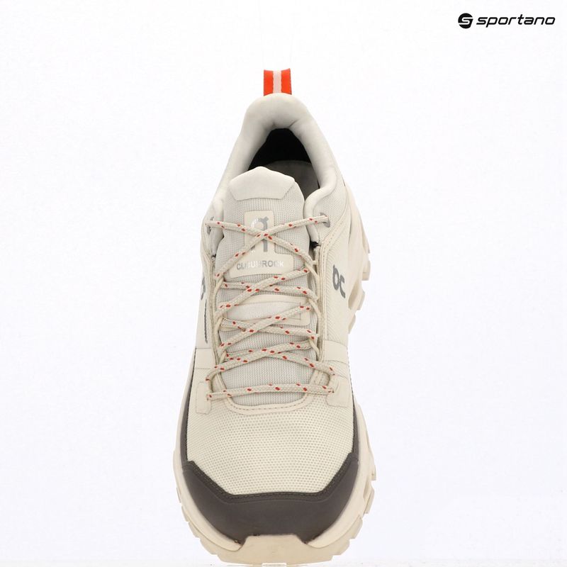 Férfi túracipő On Cloudrock Low Waterproof elefántcsont/elefántcsont 15