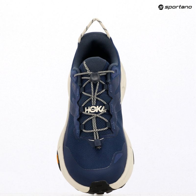 Férfi túracipők HOKA Transport GTX éjfekete/kókusz só 17