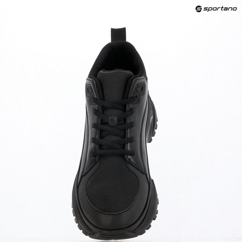 Férfi cipők Calvin Klein YM0YM01418 Hike Runner Mid Laceup Tech Mix triple black 9