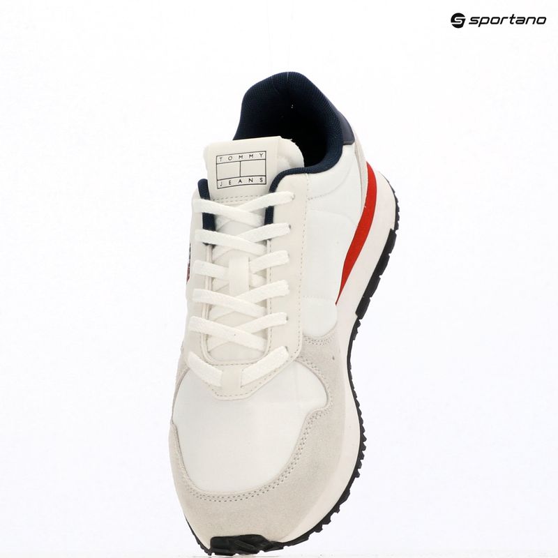 Férfi cipők Tommy Jeans Eva Runner Leather red/white/blue 9