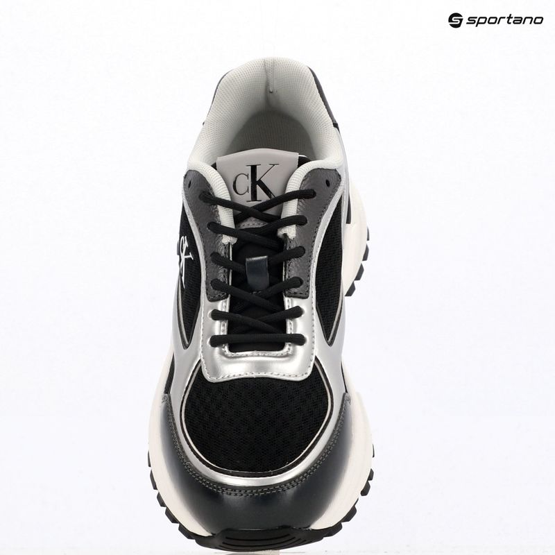 Női cipők Calvin Klein YW0YW02063 Hike Runner fűzős hálós anyag keverék black/silver 9