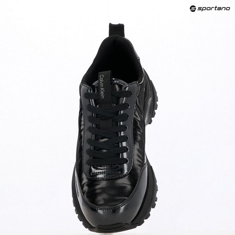Női cipők Calvin Klein YW0YW02043 Hike Runner Lace Up Pearl Nylon triple black 9