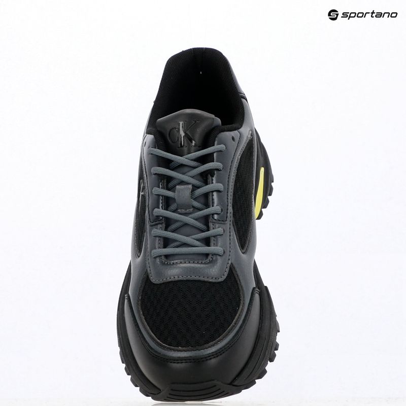 Férfi cipők Calvin Klein YM0YM01451 Hike Runner Laceup Mesh Mix black/coal/buttercup 9