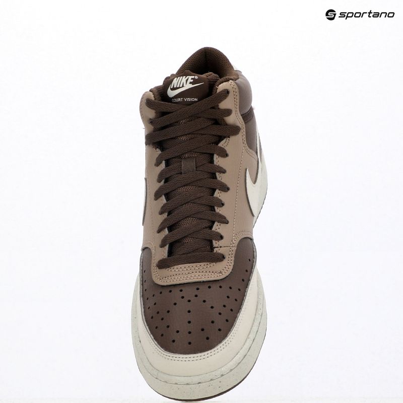 Férfi cipő Nike Court Vision Mid Next Nature baroque brown/mink brown/light bone 11