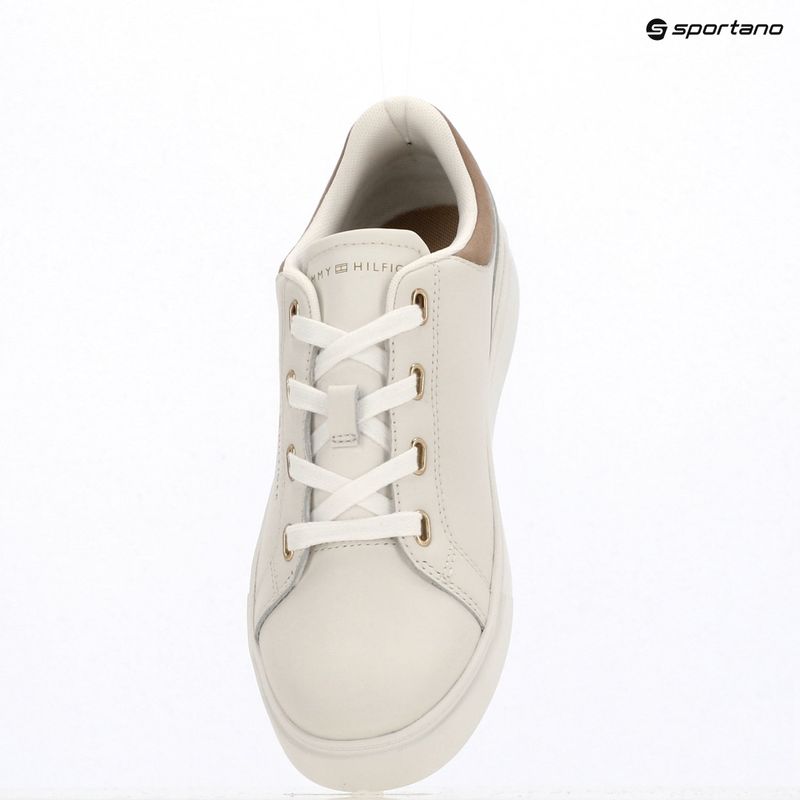 Női cipők Tommy Hilfiger Casual Cupsole ecru/coastal taupe 9