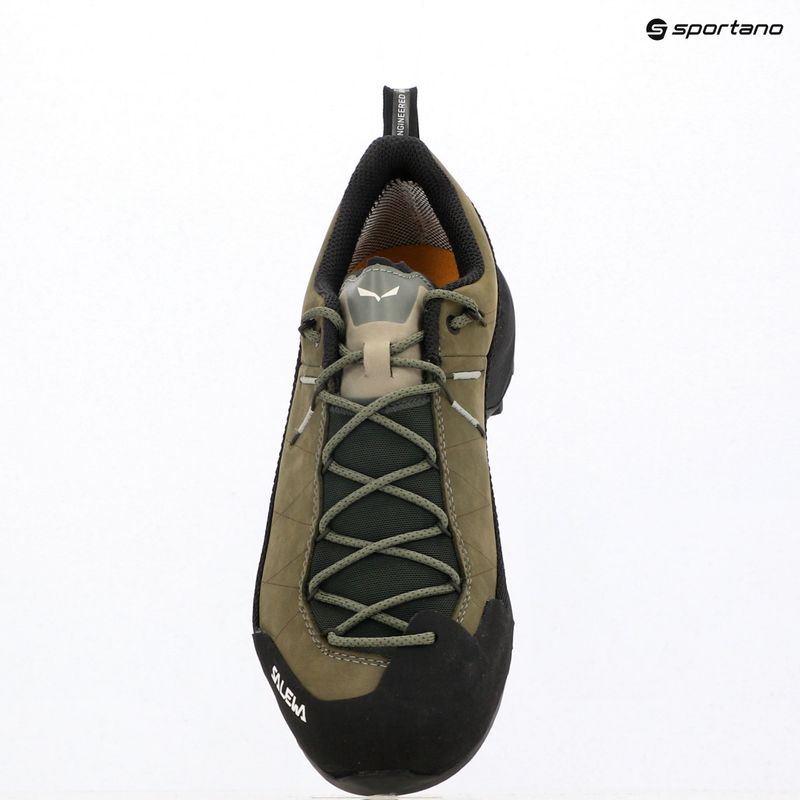 Férfi approach cipő Salewa Wildfire Leather 2 GTX faded green/black 19