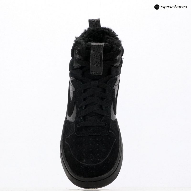 Gyerek cipők Nike Court Borough Mid 2 black/black/black 9