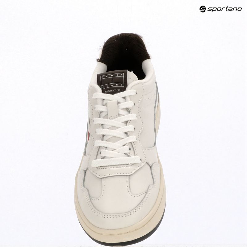 Női cipők Tommy Hilfiger Archive 98 Calf Hair Tab ecru/dark coffee 9