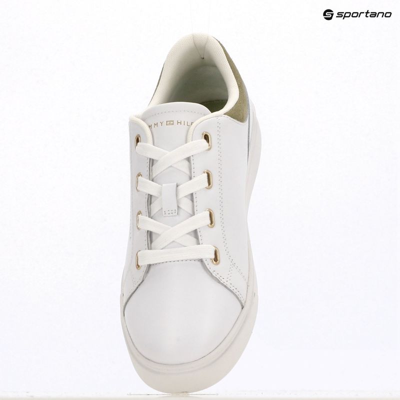 Női cipők Tommy Hilfiger Casual Cupsole white/earth sage 9