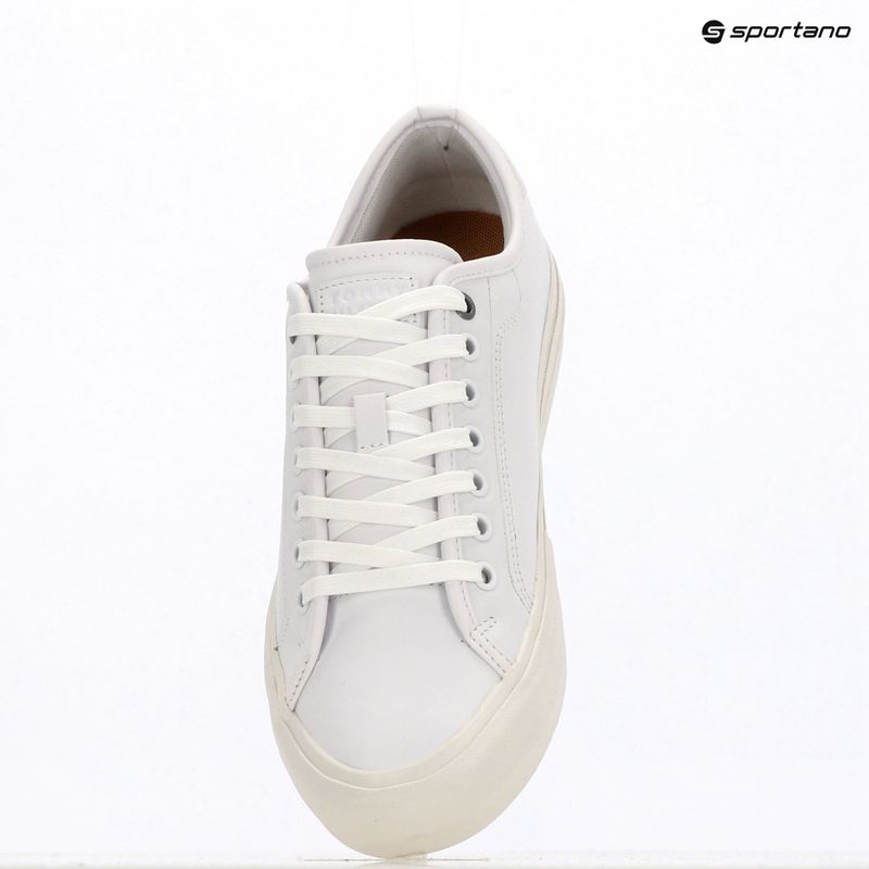 Férfi tornacipő Tommy Hilfiger Street Leather Stitch white 9