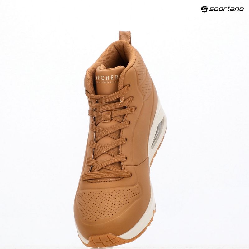 Női SKECHERS Uno Stand High gesztenyebarna cipő 15