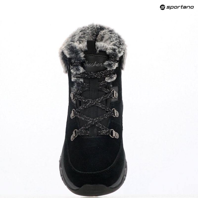 Női Skechers Trego Snow Worries fekete cipő 9