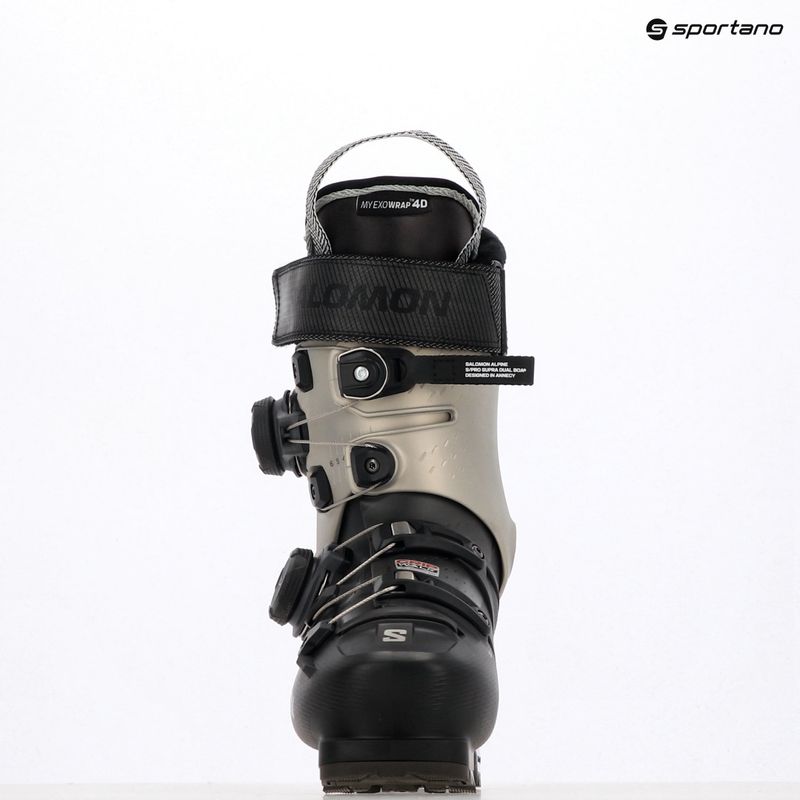 Női síbakancs Salomon S/PRO Supra Dual Boa 105 W GW fekete/világos bronz metál/fekete 8